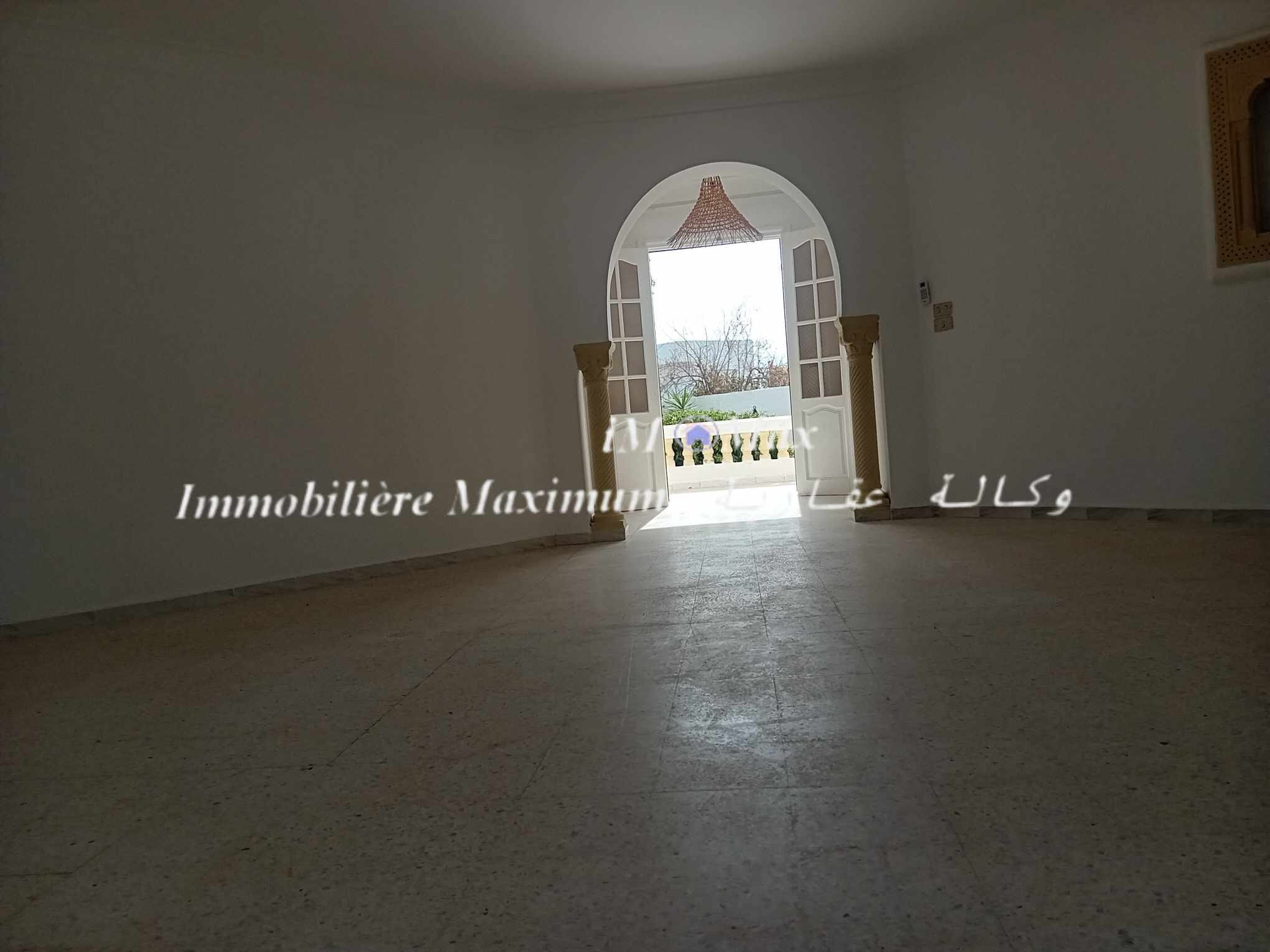 Hammamet Hammamet Location Appart. 3 pices Un rdc sans meubles et avec jardin