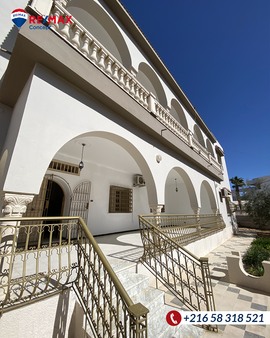 Sfax Ville Sfax Vente Maisons Villa architecture antique  rte menzel chaker km2