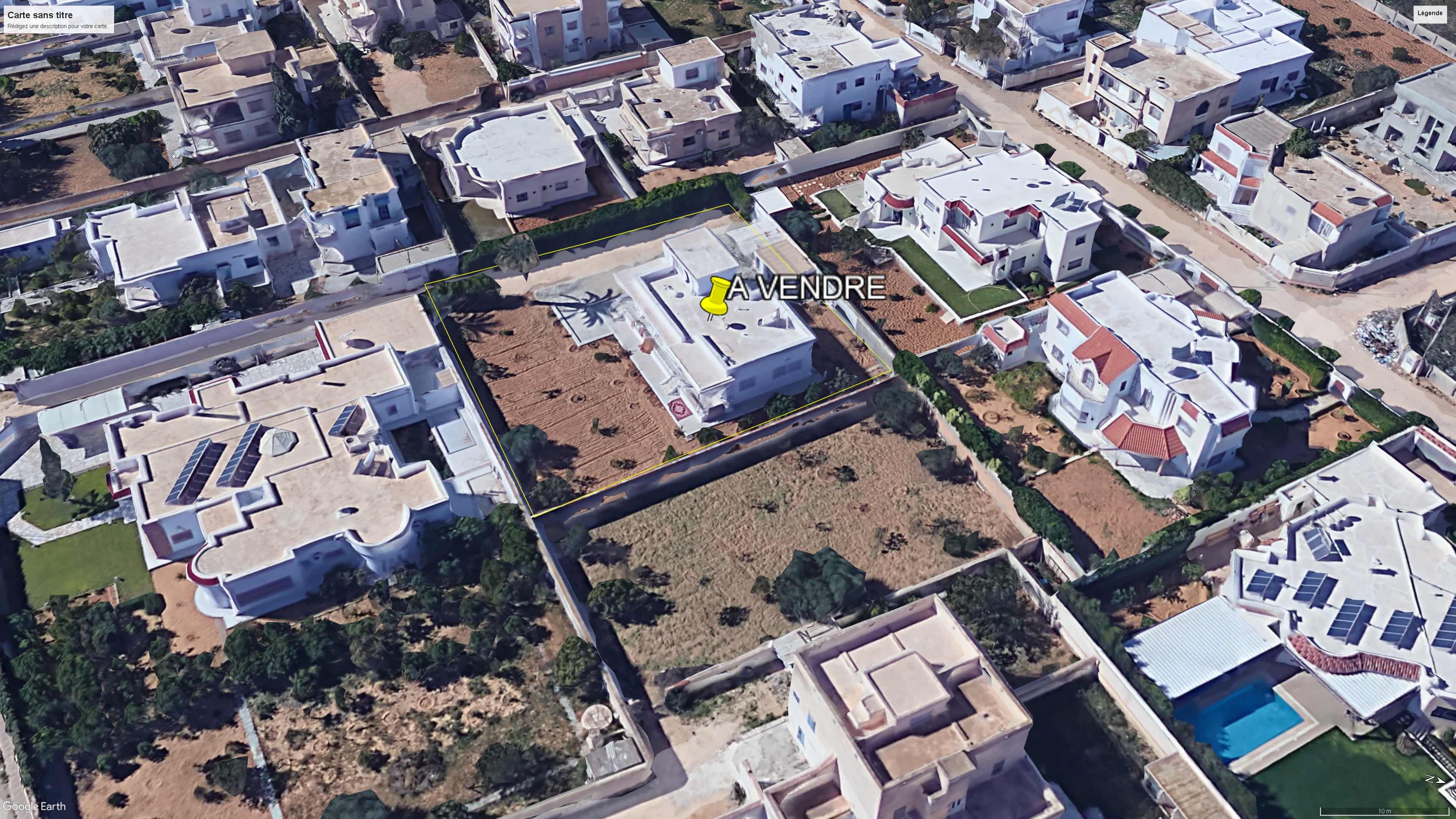 Sfax Ville Sfax Vente Maisons Villa 250 m2 sur terrain de 1760 m2 rte lafran km3