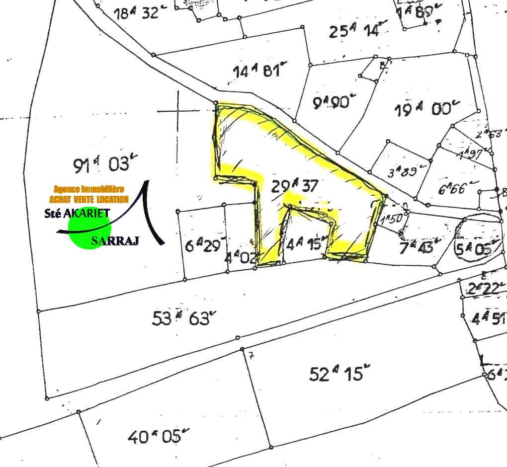 Hergla Hergla Terrain Terrain nu Terrain pour projet 2937m zone industrielle hergla