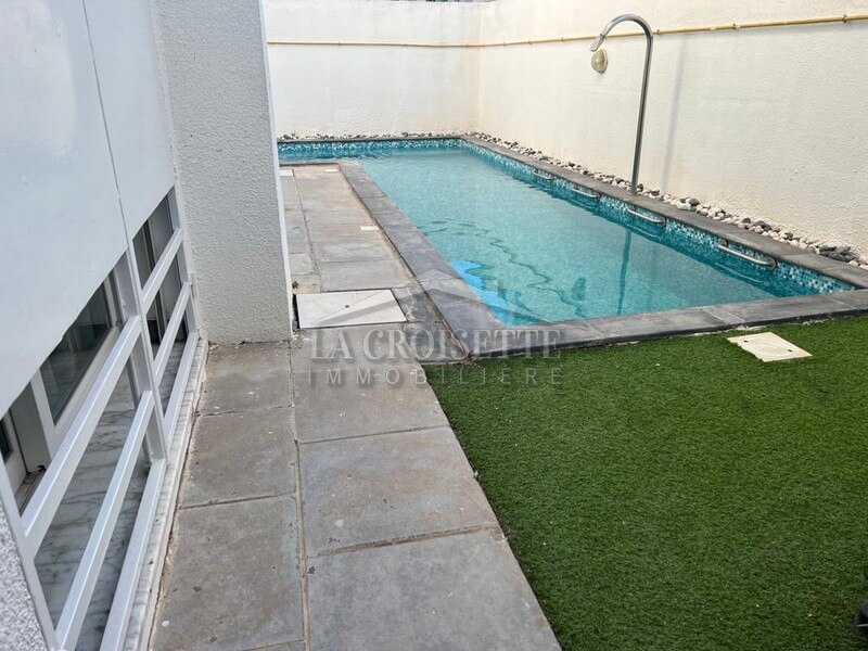 La Marsa Cite El Khalil Location Maisons Villa s5 avec piscine  la marsa mvl1282