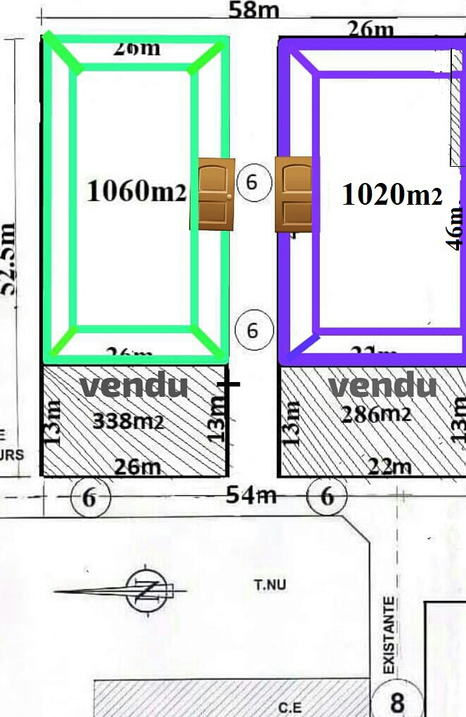 Ghannouche Cite El Izdihar Vente Surfaces Lotissement lotfi