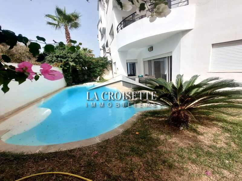 La Marsa Gammart Location Maisons Villa s5 avec piscine  gammarth zvl1556