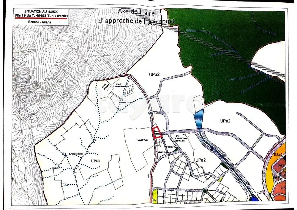 Ariana Ville Cite Ennasr 2 Terrain Terrain nu Terrain ennasr 2