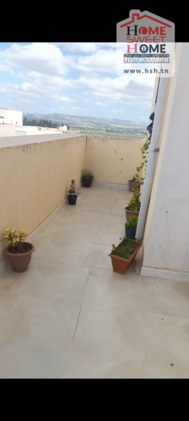 Zaghouan Zaghouan Vente Appart. 3 pices Etage de villa muguet  zaghouan