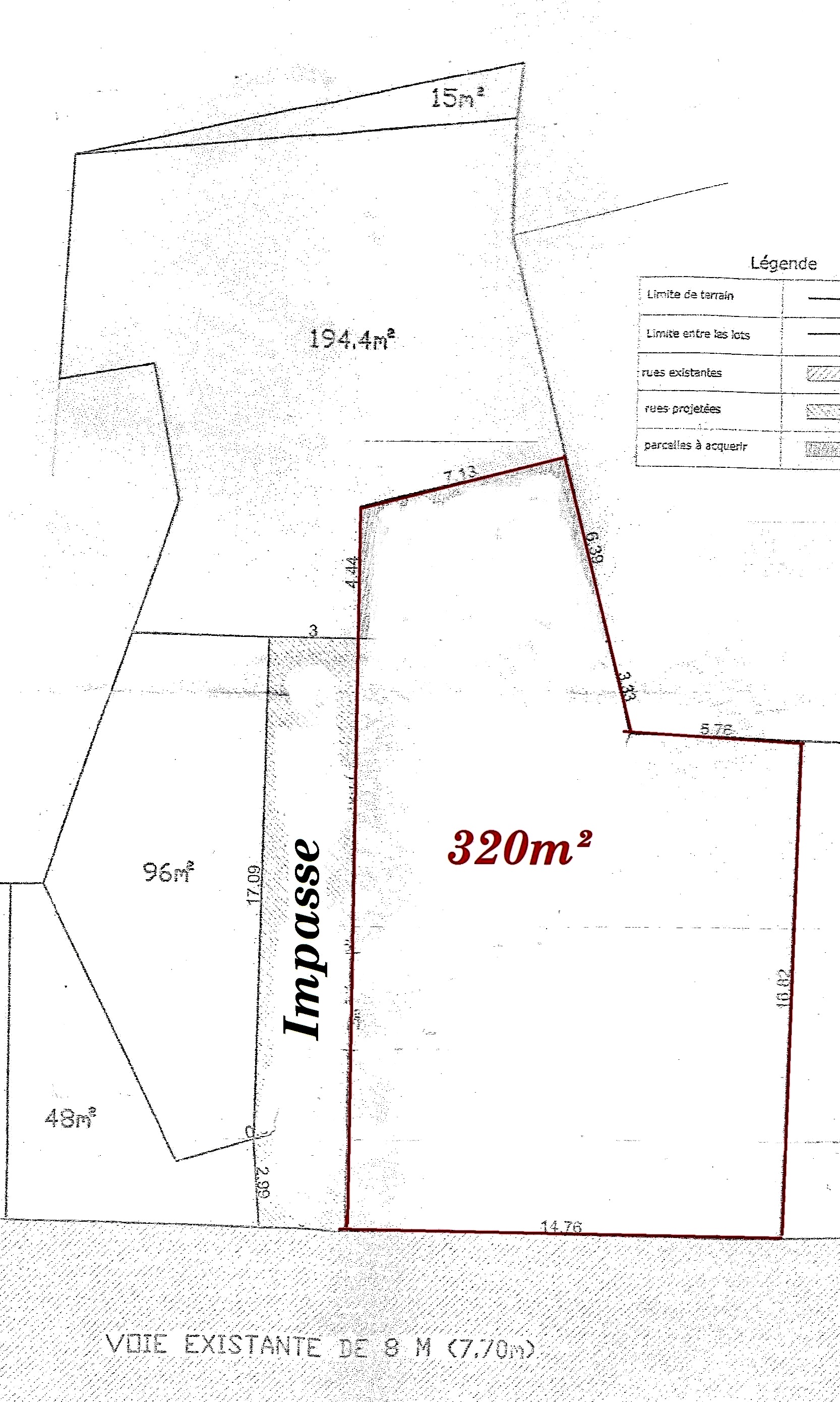 Akouda Akouda Terrain Terrain nu Lot 320m convient pour maison  akouda el werfeli