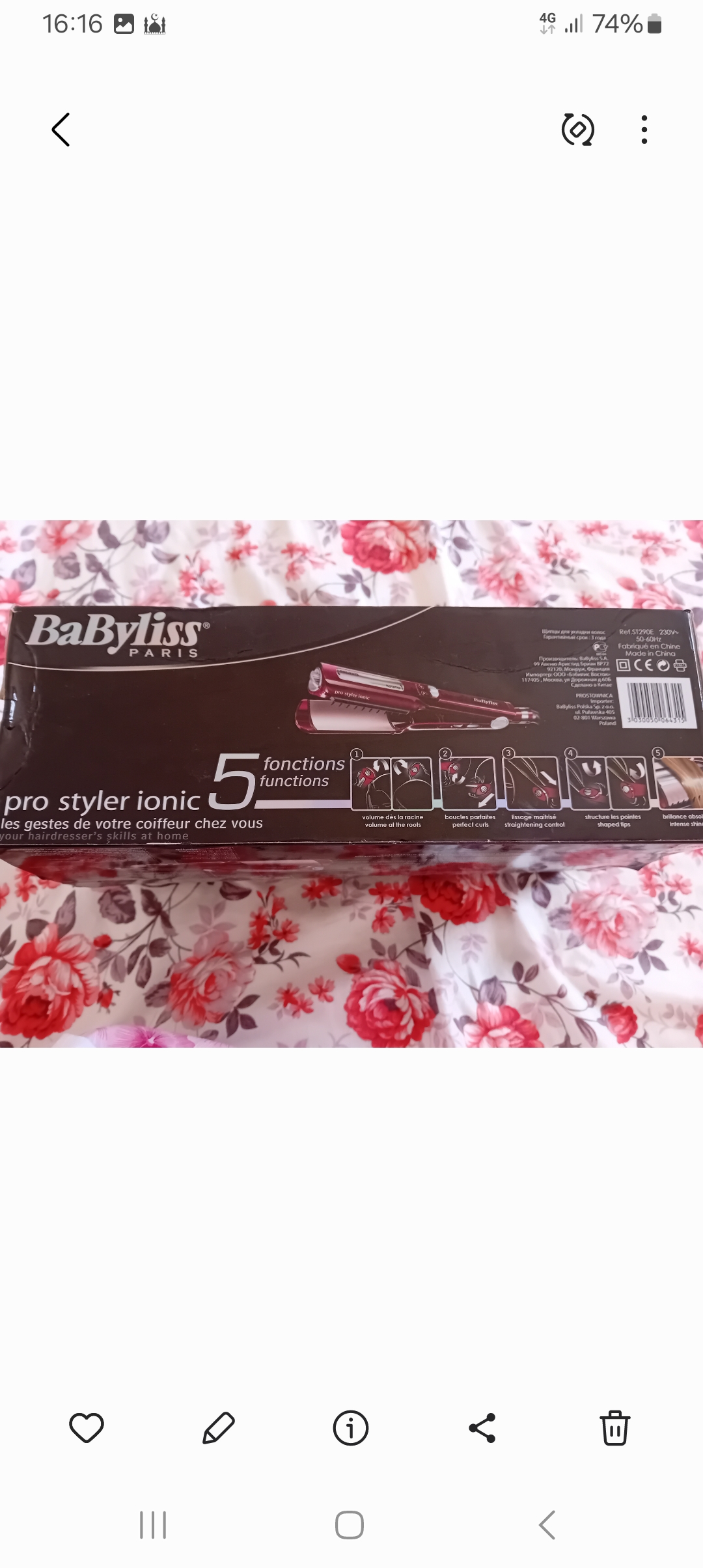 Ezzahra Ezzahra Autre Autre Babyliss paris pro styler ionic