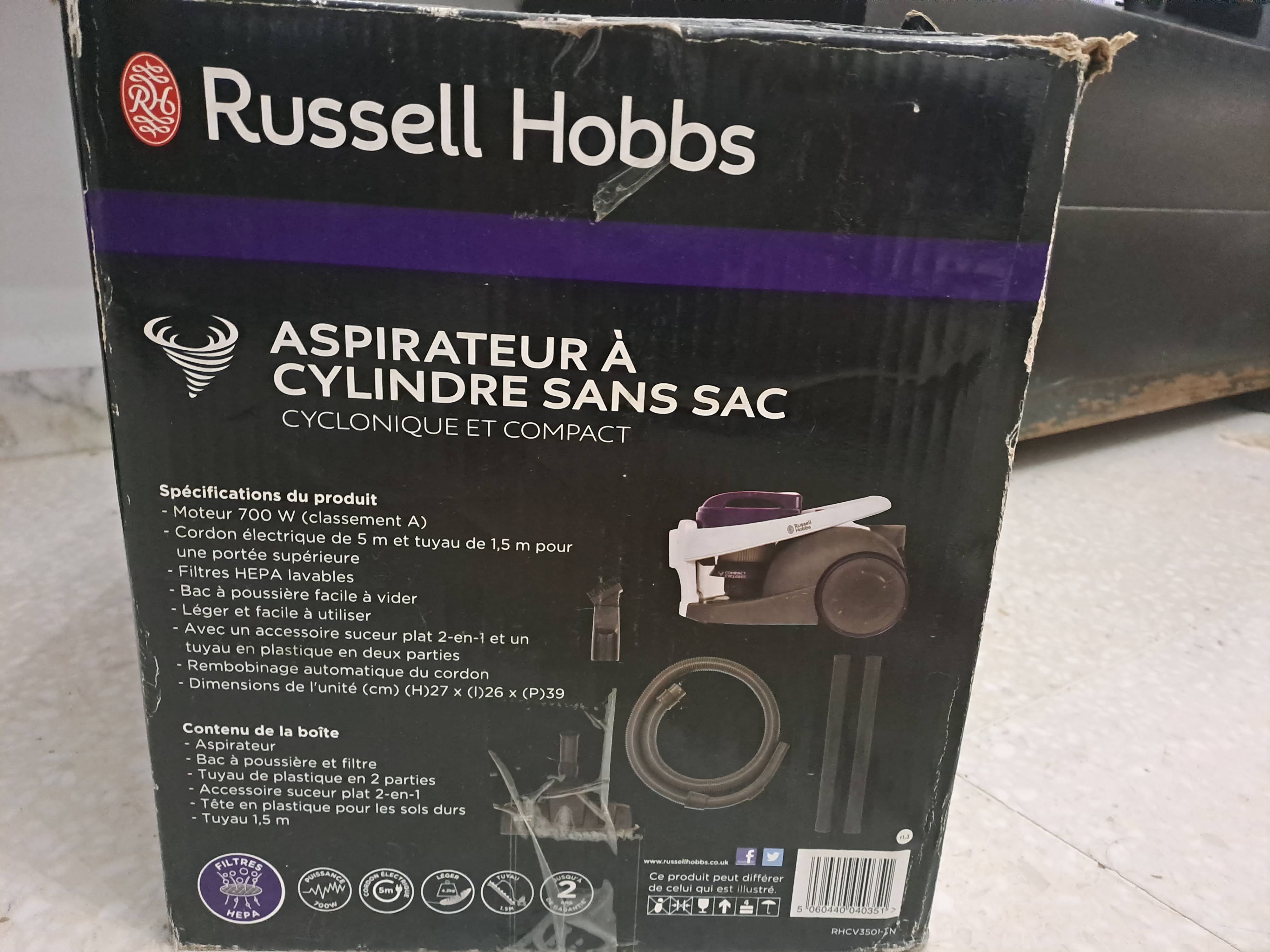 La Soukra Charguia 2 Outils electriques Autre Russell hobbs aspirateur sans sac compact cyclonic