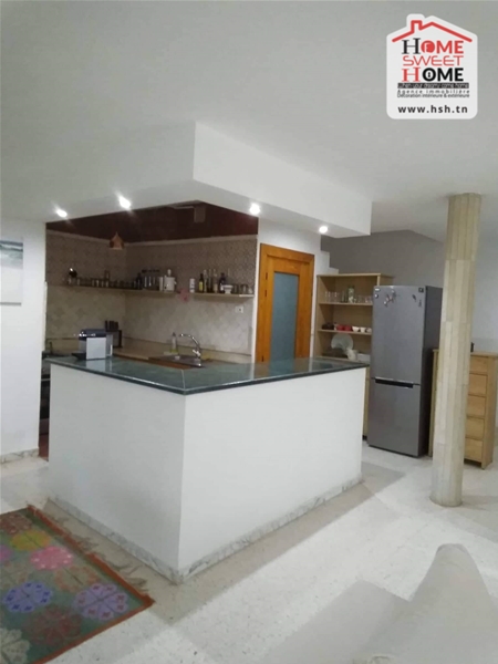 La Marsa Marsa Ennassim Location Appart. 2 pices Duplex amance meubl  la marsa