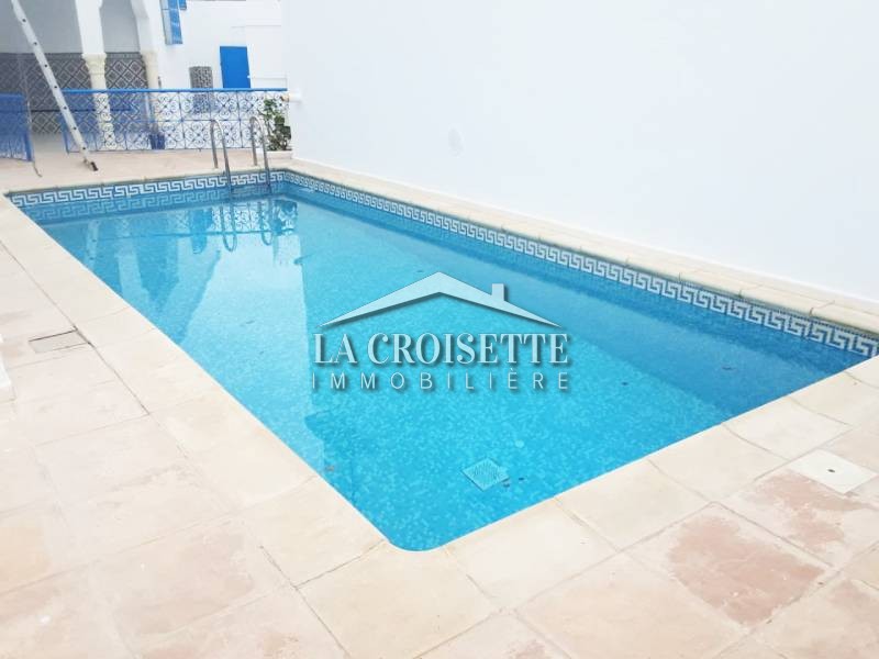 Carthage Sidi Bousaid Location Maisons Villa s5 avec piscine  sidi bou said zvl0888