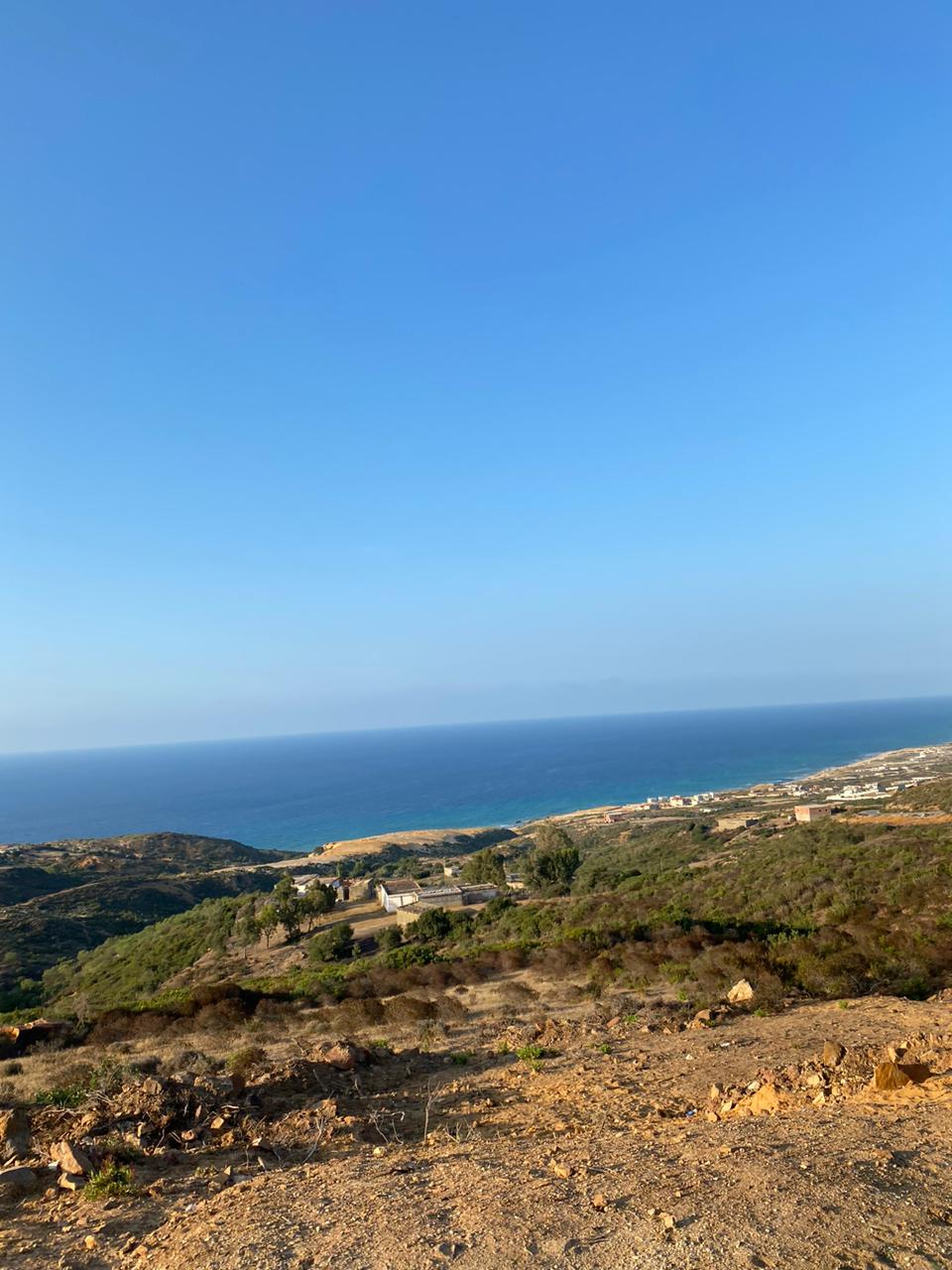 Bizerte Nord Sidi Ahmed Terrain Terrain nu Terrain vue sur mer pour construction