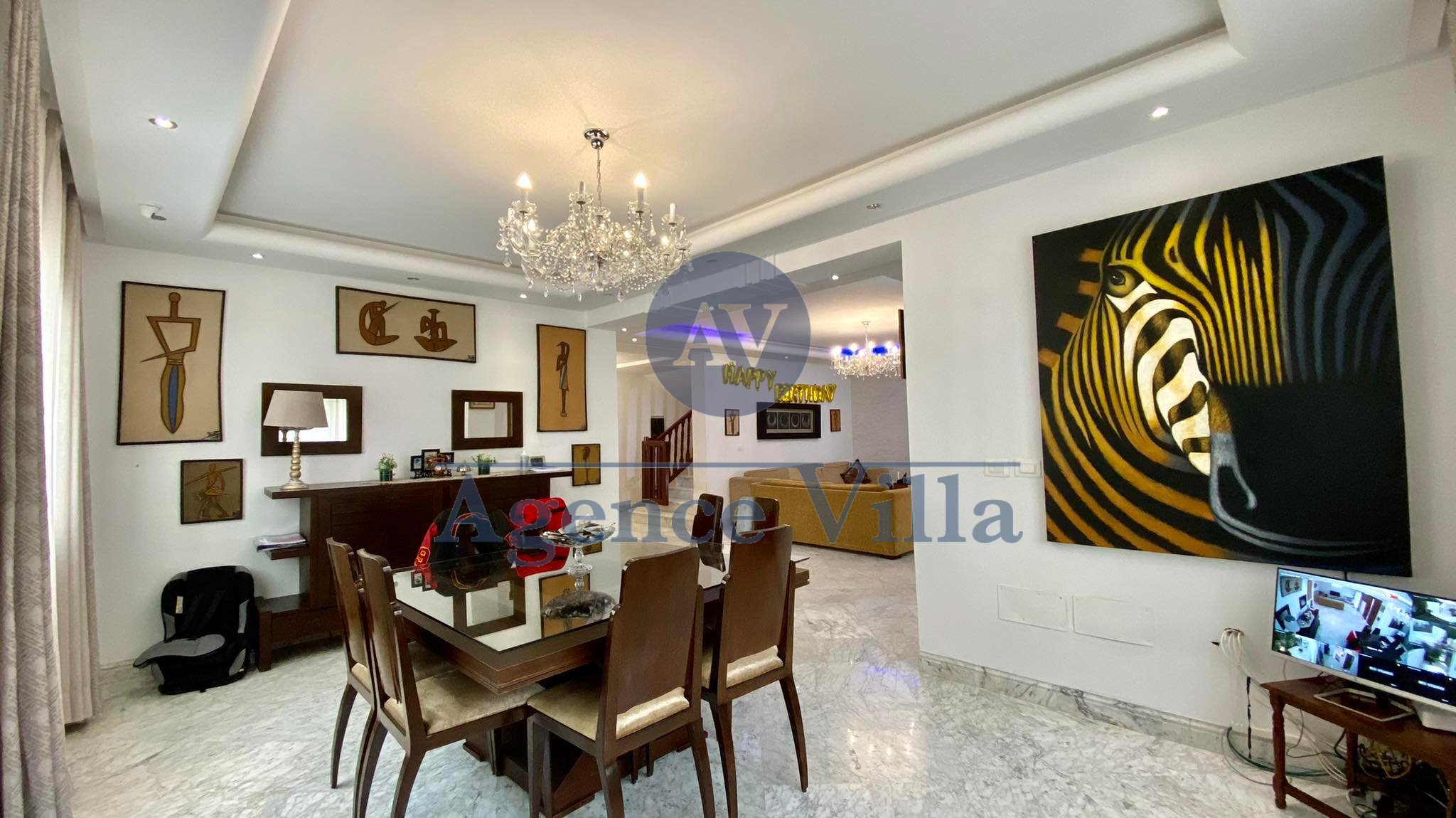 La Marsa Cite Des Juges 2 Location Duplex Villa s4 avec jardin  la marsa meubl