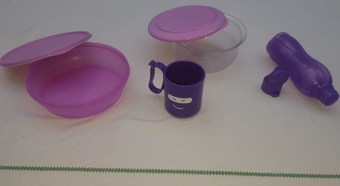 Ariana Ville Ariana Repas et Allaitement Autre Tupperware mauve pour filles