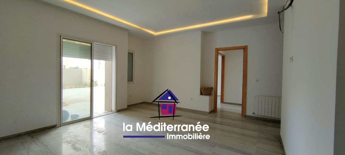 La Marsa El Aouina Vente Appart. 2 pices Appartement s2 au rdc d'une rsidence  l'aouina