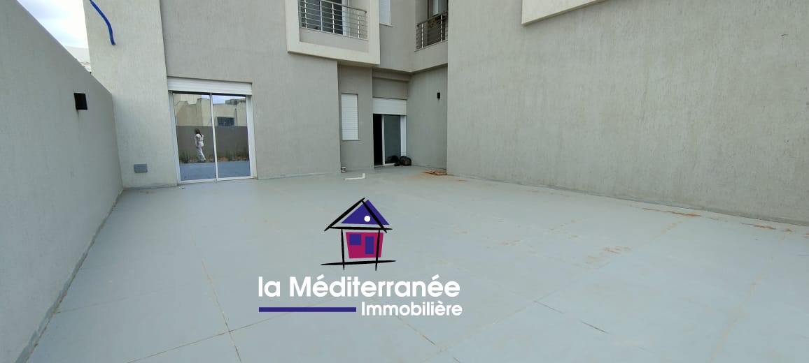 La Marsa El Aouina Vente Appart. 2 pices Appartement s2 au rdc d'une rsidence  l'aouina