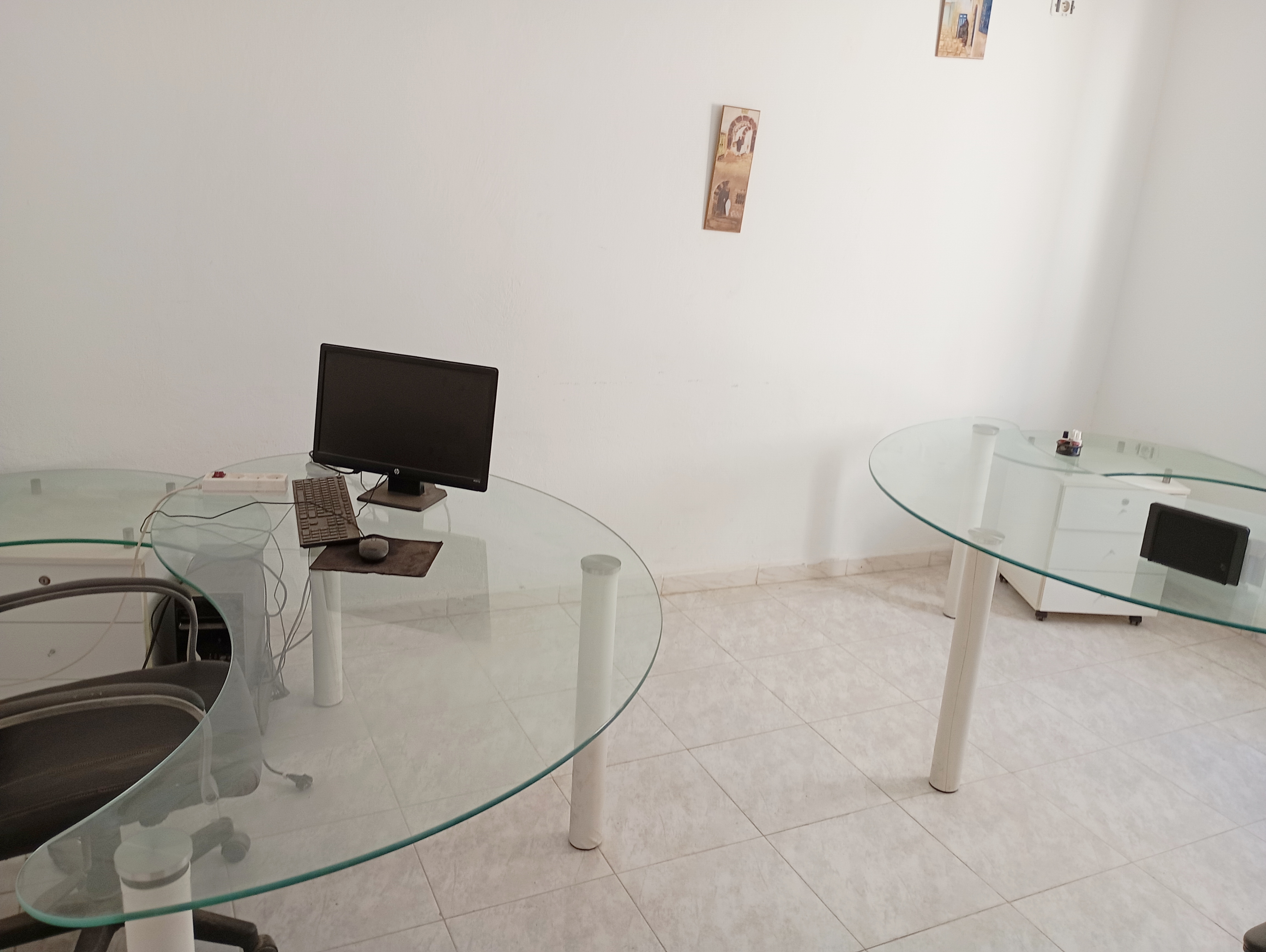 La Soukra La Soukra Meubles de bureau Bureaux - Tables 2 bureau en verre avec retour