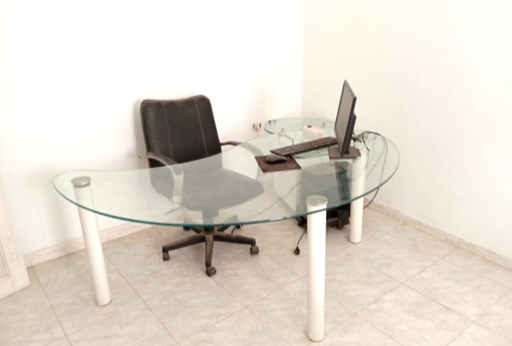 La Soukra La Soukra Meubles de bureau Bureaux - Tables 2 bureau en verre avec retour