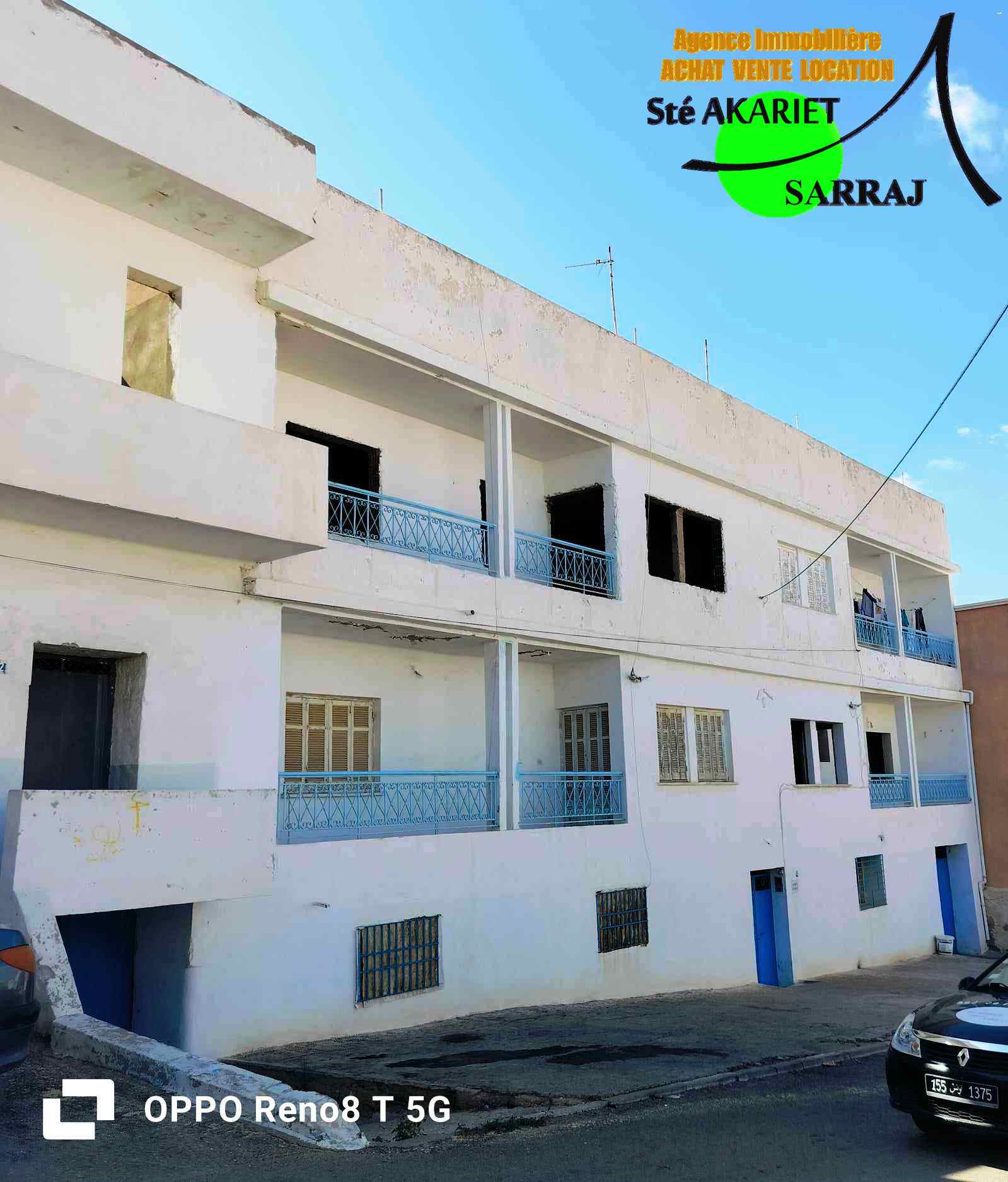 Hammam Sousse Hammam Sousse Vente Maisons Immeuble r2 moyen standing  hammem sousse