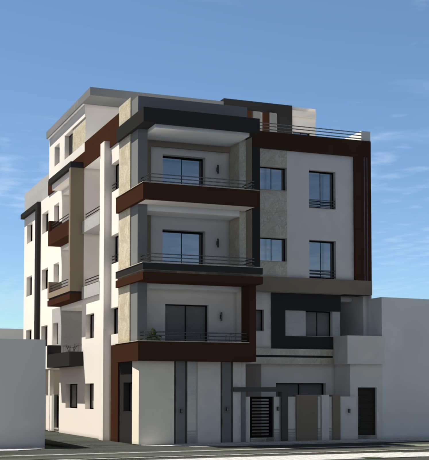 Hammam El Ghezaz Ezzahra Vente Appart. 2 pices Des appartements  s2 et s1  ezzahra klibia