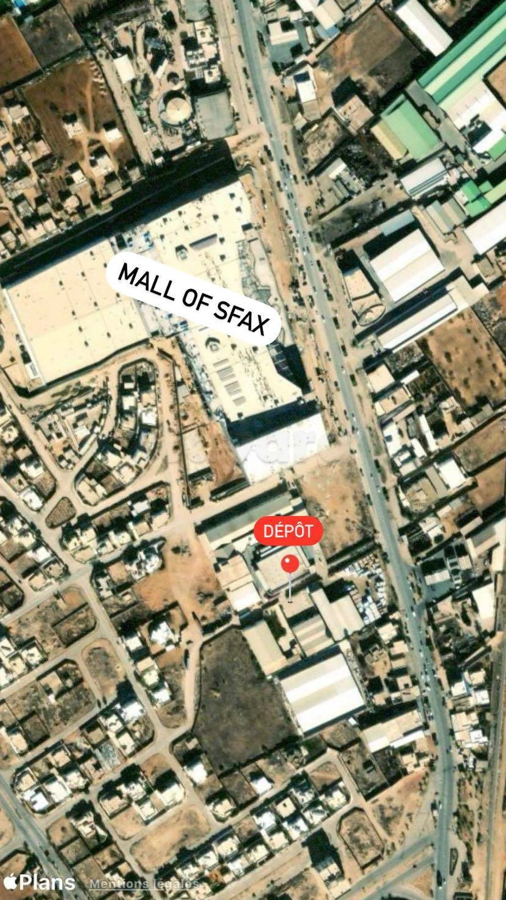 Sakiet Ezzit Sakiet Ezzit Location Autre Dpot a cot mall of sfax