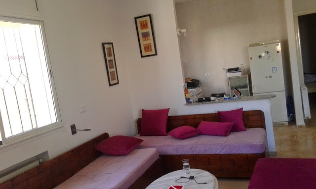 Raoued Cite Ennkhilet Location Appart. 2 pices Une petite villa meuble