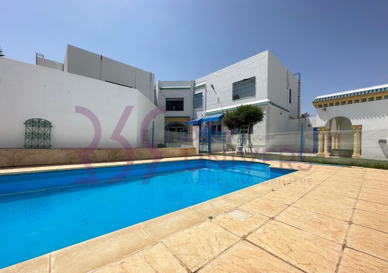 La Marsa Marsa Ennassim Location Maisons Villa avec piscine  la marsa ref rh026