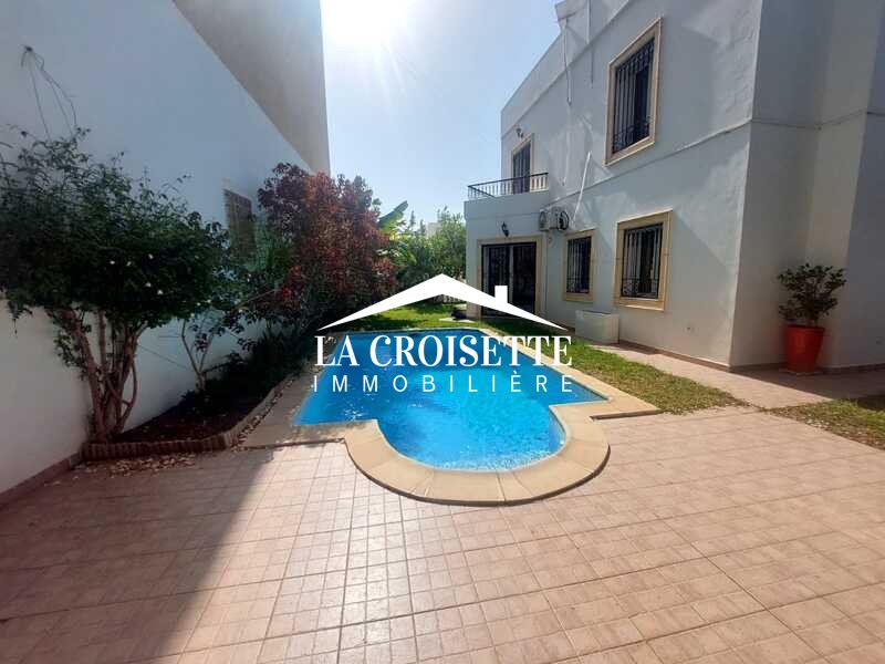 La Marsa Marsa Erriadh Location Maisons Villa s4 avec piscine  la marsa mvl1603