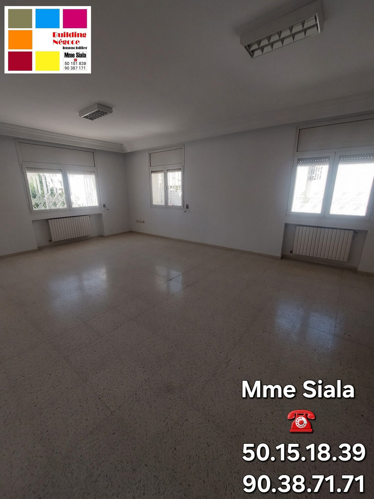 El Menzah El Menzah 9 Location Appart. 5 pices+ Menzah 9b spacieux appt s4 230 m2