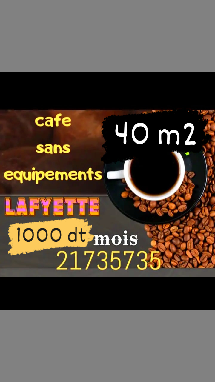 Bab Bhar Hedi Chaker Bureaux & Commerces Surfaces Caftria lafayette sans equipements 1000 dt