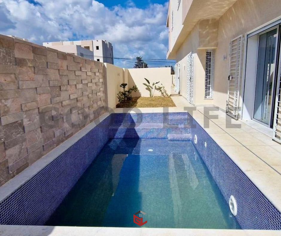 La Soukra Chotrana 1 Location Maisons Villa jumele s5 avec piscine  chotrana1