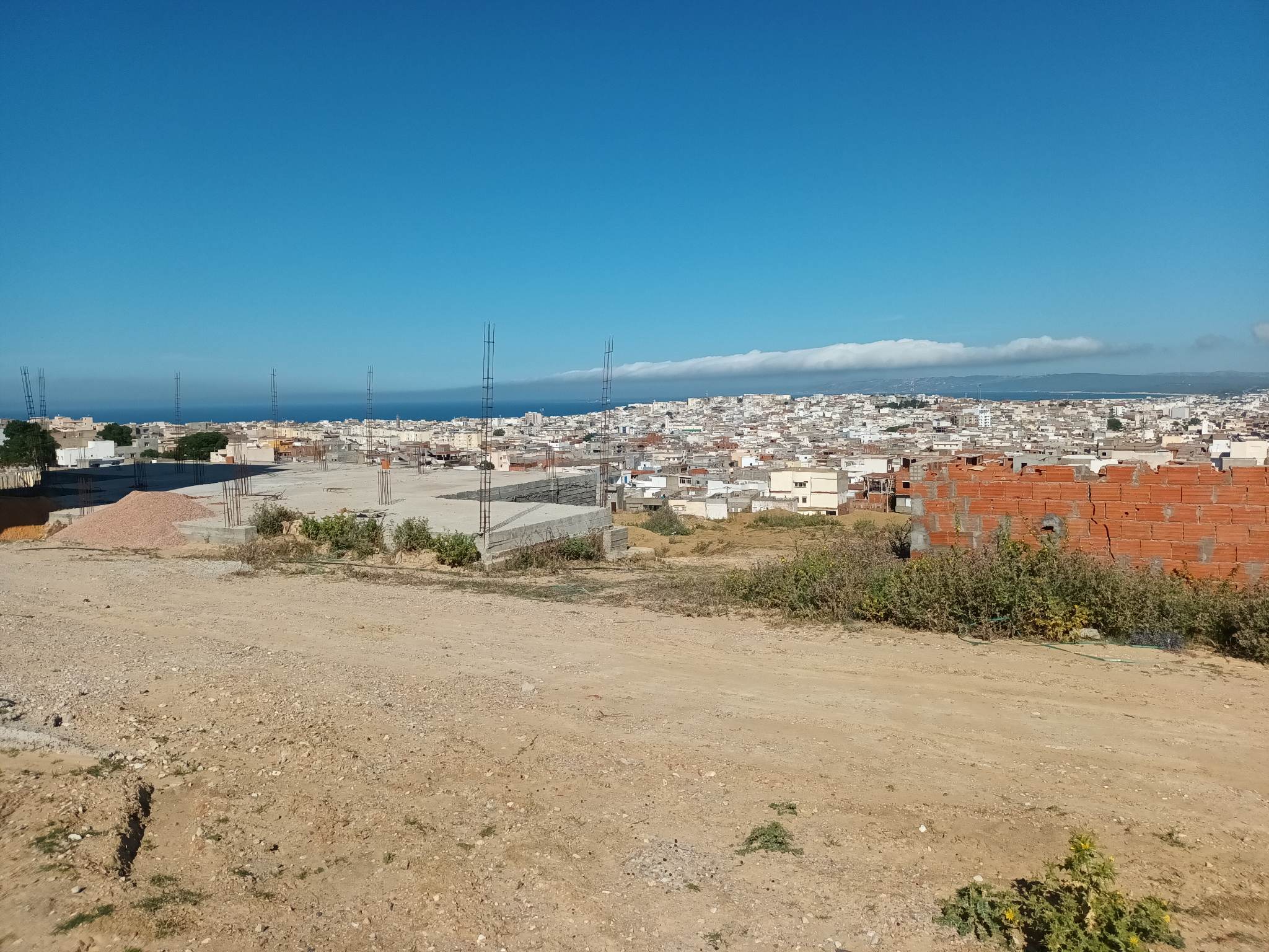 Bizerte Nord Bizerte Terrain Terrain nu Terran titr avec une vue mer  bizerte