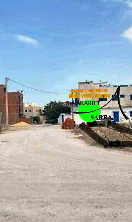 Sousse Jaouhara Khezama Ouest Terrain Terrain nu Terrain 183m zone des villas  khzema ouest