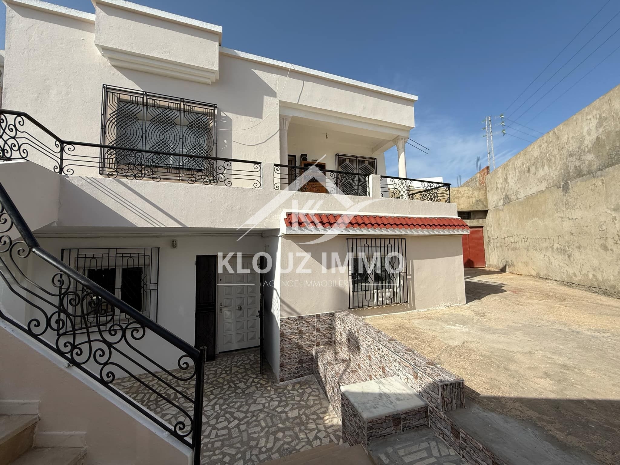 Bizerte Nord Bizerte Vente Appart. 3 pices Une maison deux niveaux  bhira bizerte