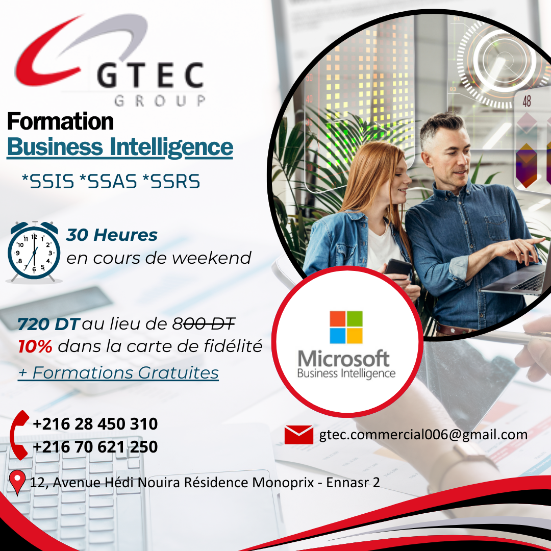 Ariana Ville Cite Ennasr 2 En groupe Autre Formation business intelligence bi