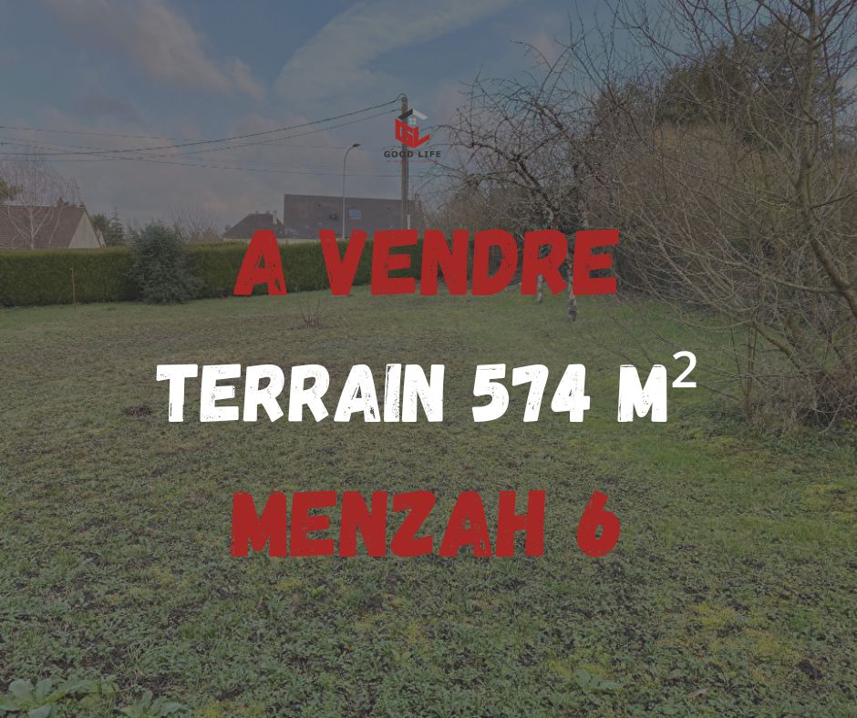 Ariana Ville El Menzah 6 Terrain Terrain nu Terrain qui fait le coin  menzah 6