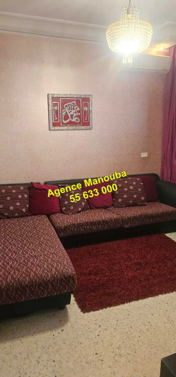 Mannouba La Mannouba Vente Appart. 4 pices Av s3 12m tage haut standing bien ensoleill