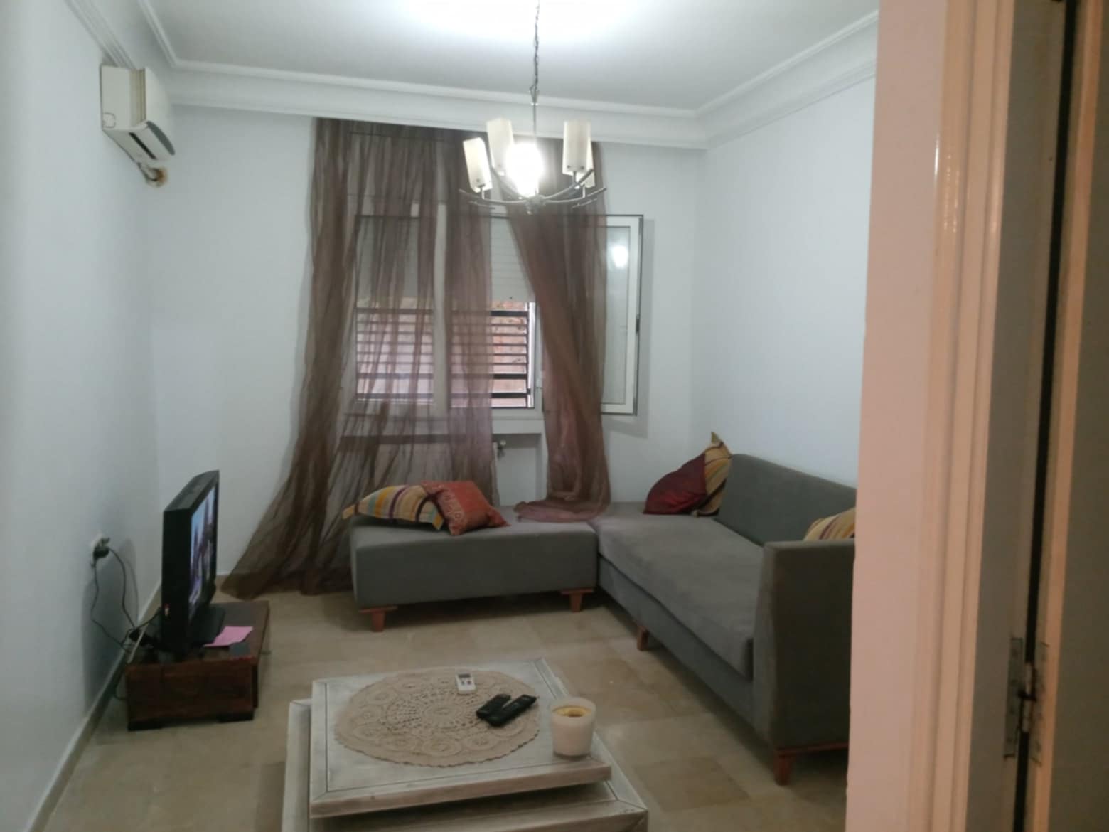 La Marsa Cite El Mhiri Location Appart. 2 pices Didponible appartement meubl  cit wahat