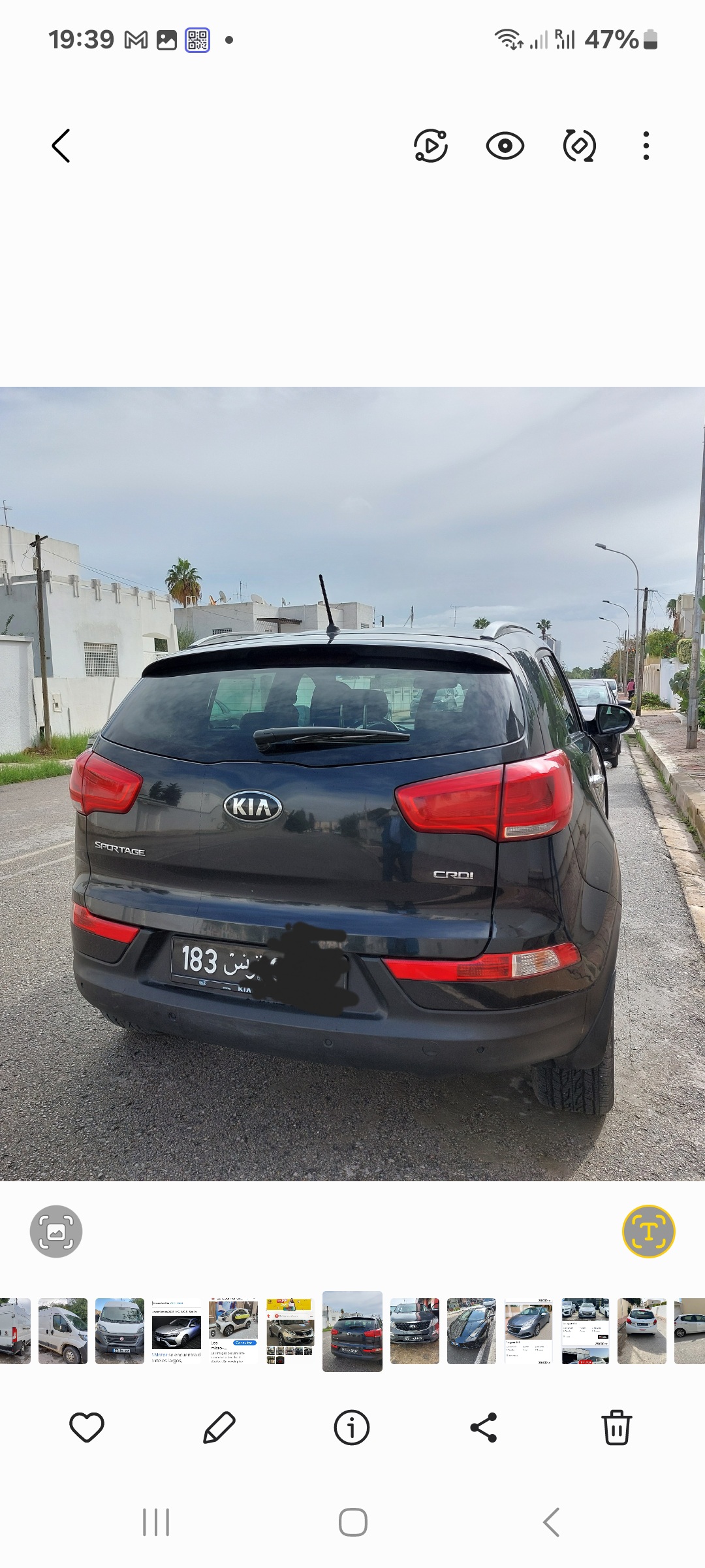 Ariana Ville El Menzah 6 Kia Sportage Tres belle kia sportage noire cuir