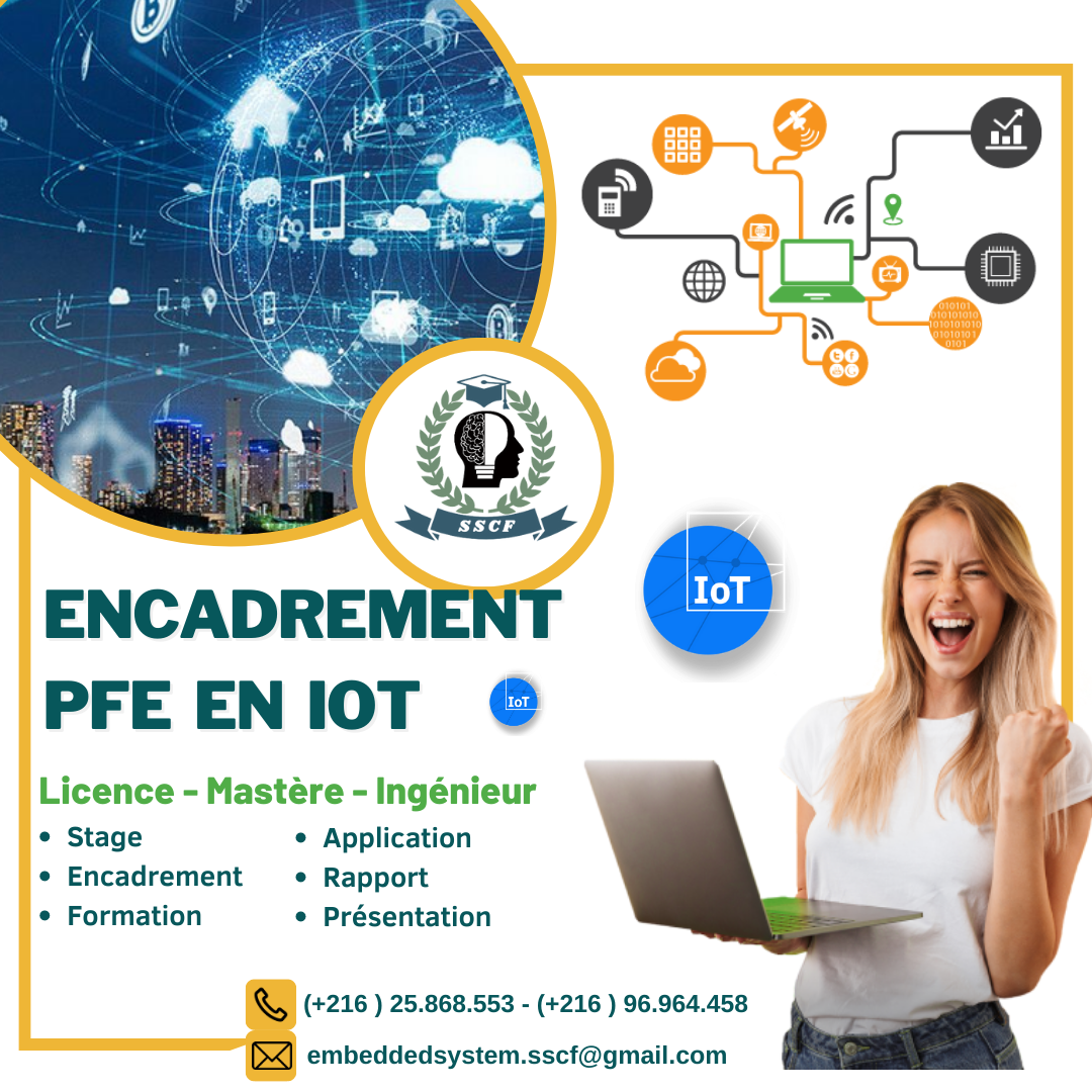 Ariana Ville Ariana En groupe Autre Encadrement pfe en iot 2025