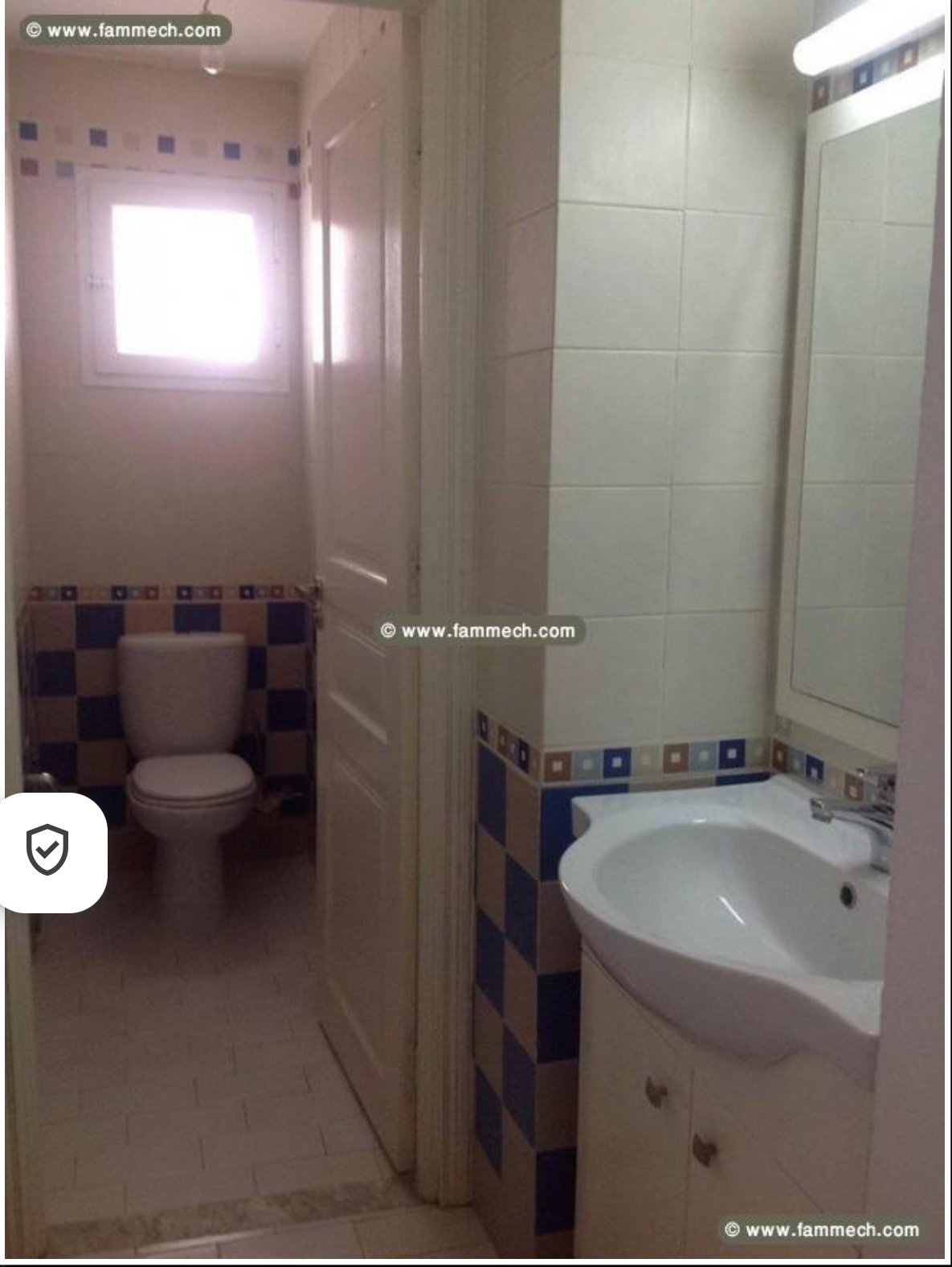 La Marsa Sidi Daoud Location Appart. 2 pices Un appartement 3 pices premier tage