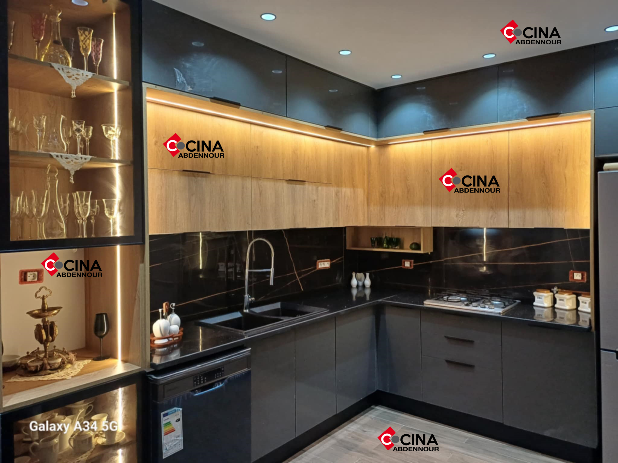 La Soukra Sidi Frej Meubles de cuisine et salle de bain Cuisines Equipes Cuisine moderne lgante design