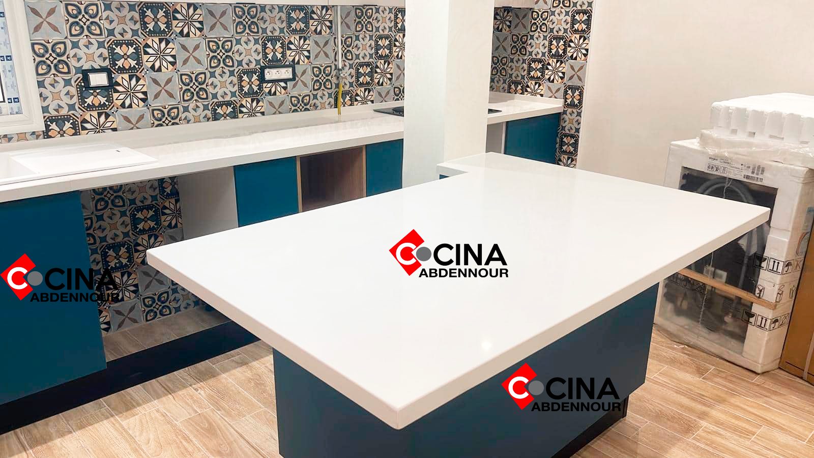 La Soukra Sidi Frej Meubles de cuisine et salle de bain Cuisines Equipes Chantier rabiaa cuisine bleu