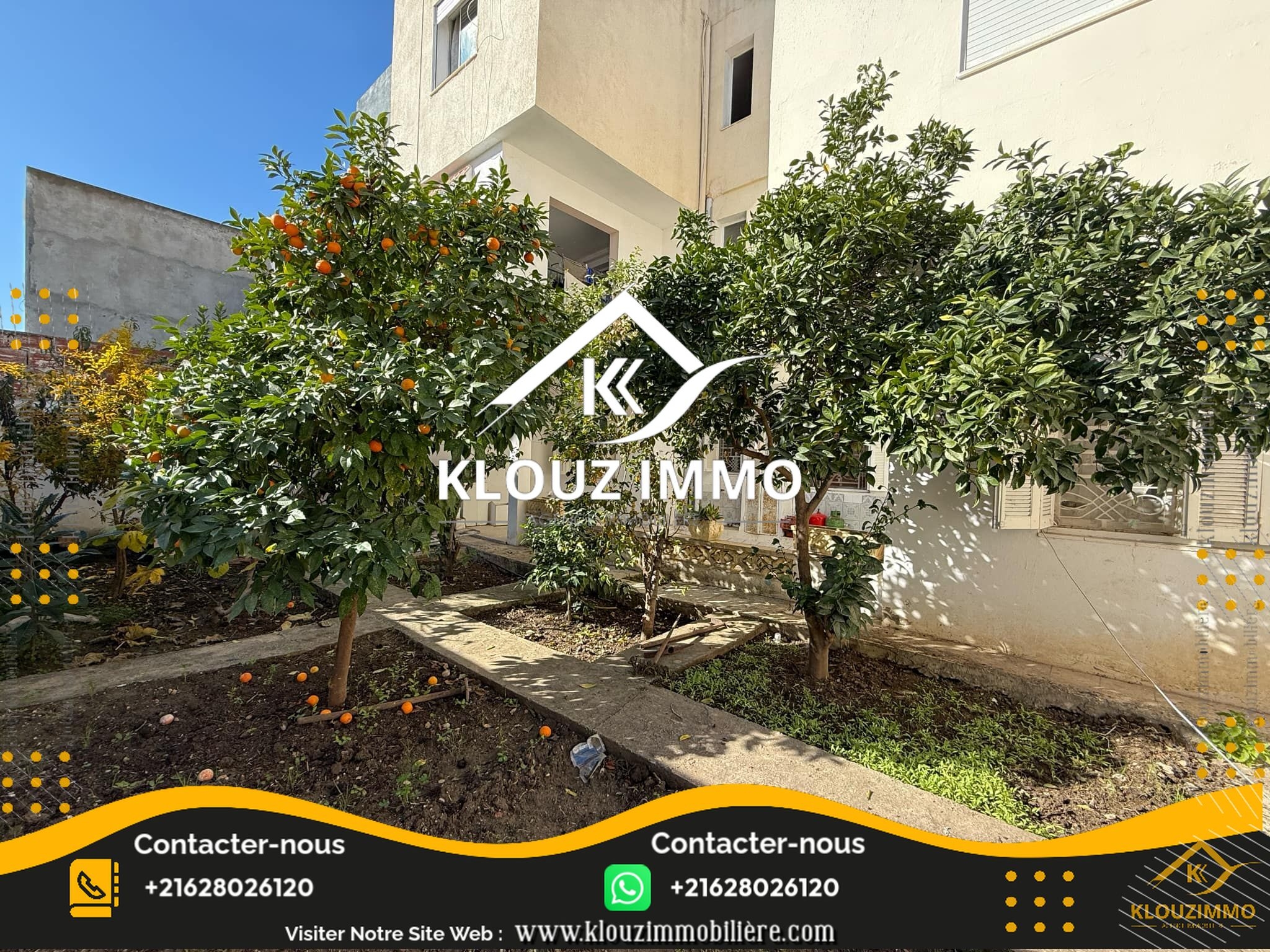 Bizerte Nord Bizerte Vente Appart. 5 pices+ Appartement  bhira bizerte