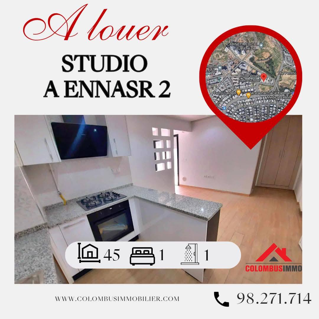 Mnihla Cite Ennasr Location Appart. 1 pice Studio  ennaser2