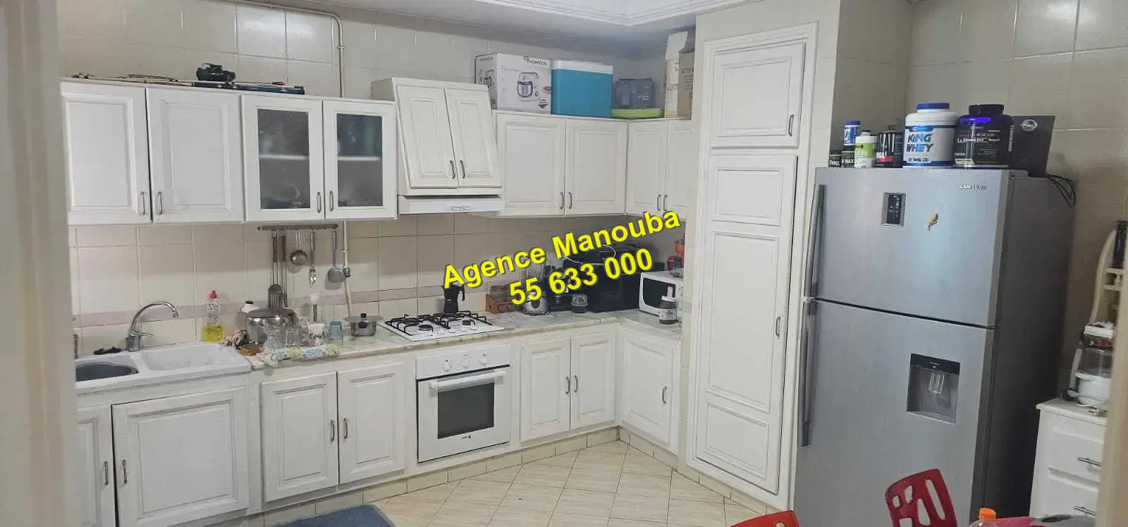 Mannouba La Mannouba Vente Appart. 3 pices Av  villa s3