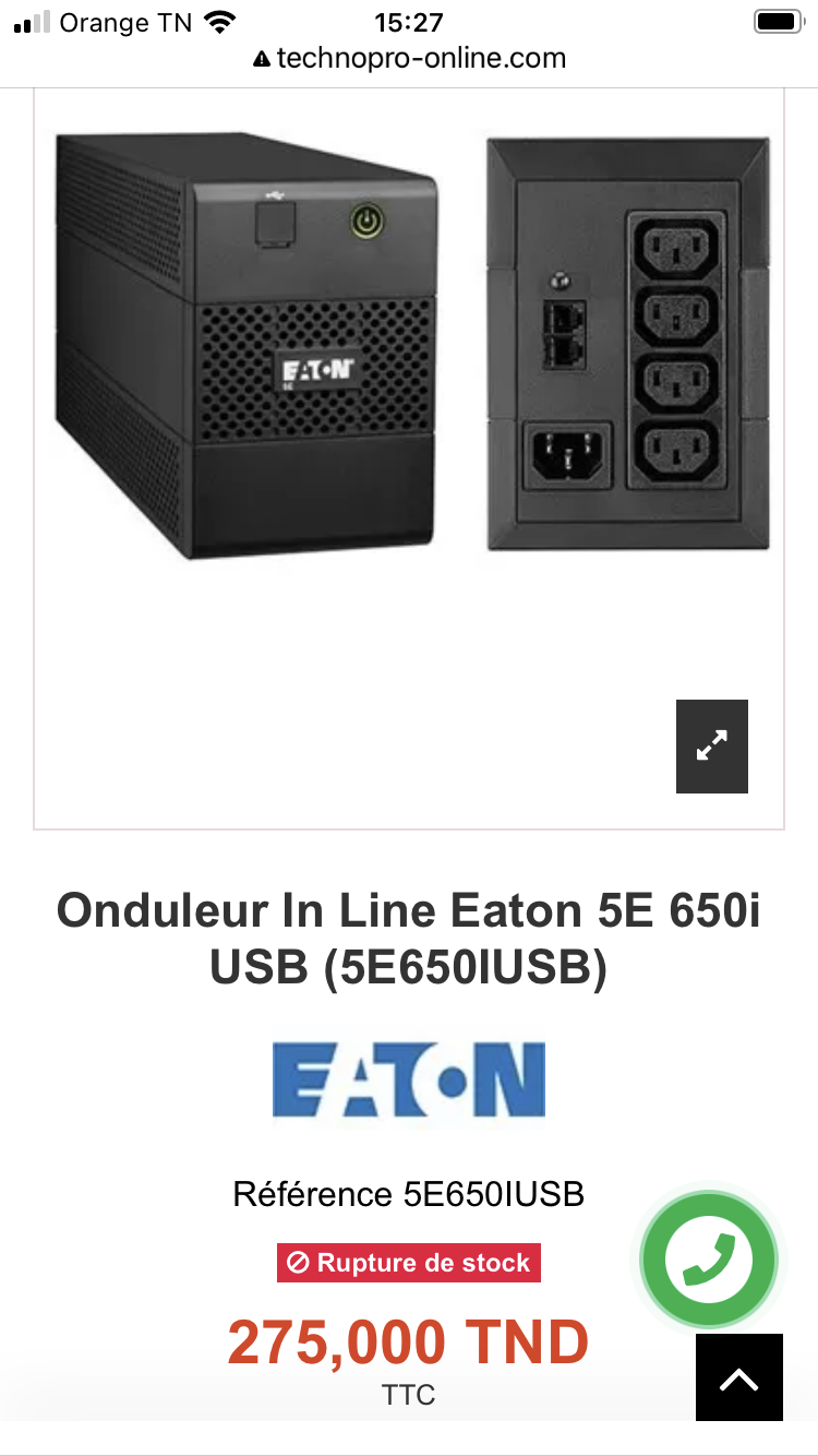 Le Bardo Le Bardo Autre Autre Onduleur in line eaton 5e 650i usb