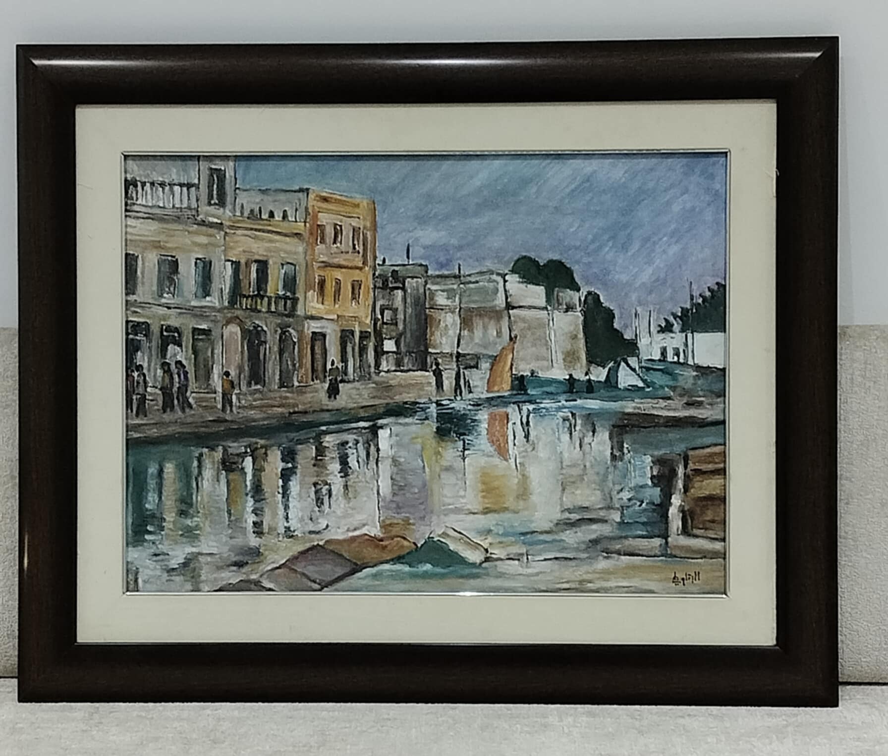 Sfax Sud Merkez Dammak Objets de dcoration Dcoration intrieure Tableau paysage urbain peinture sur toile encadre